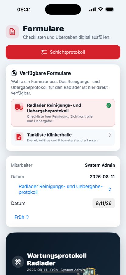 Papierlisten werden zu nachvollziehbaren Abläufen.